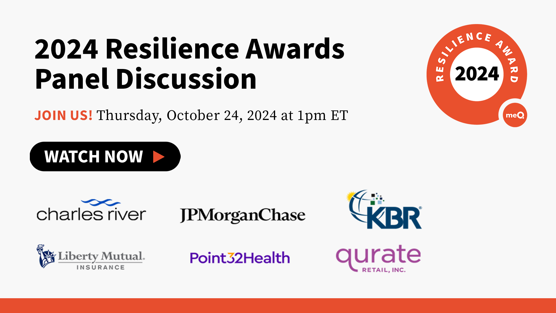 2024 meQ Resilience Awards Panel Discussion